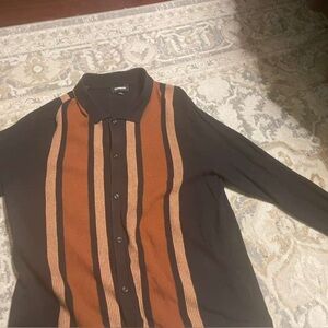 Express Black Textured Knit Sweater